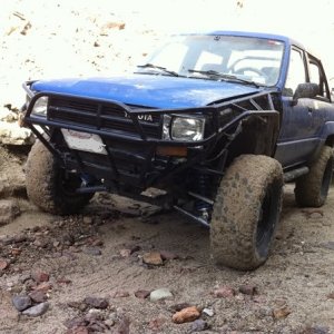 Some chaos in Nightmare canyon, Area around Red Rock Canyon, California