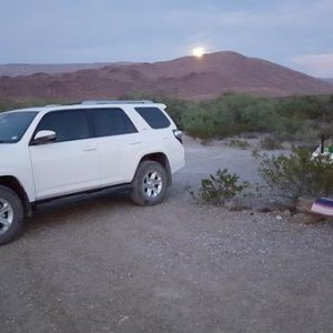 Big Bend Old Ore Road primitive camp