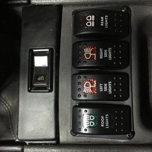Switches for lights on all sides