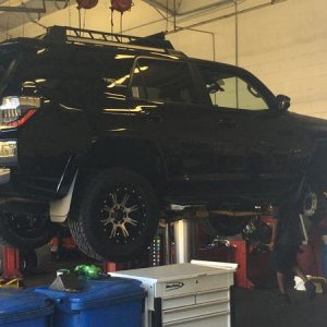 T4R at the tire shop for the 3rd time in 3 days and finally got the tires balanced correctly eliminating wheel vibration