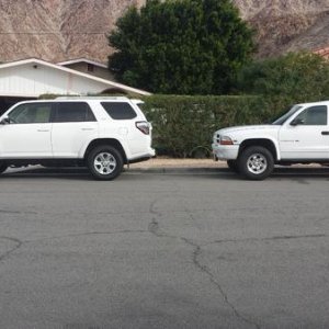 4Runners sure have grown! My Durango looks small even with a 2.5'' lift!