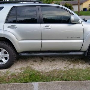 New tires and wheels with just a bit of lift