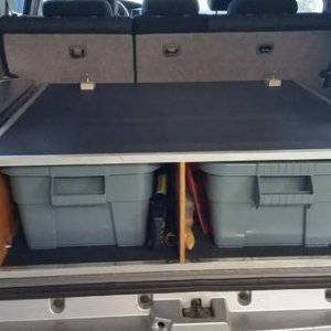 Bins installed