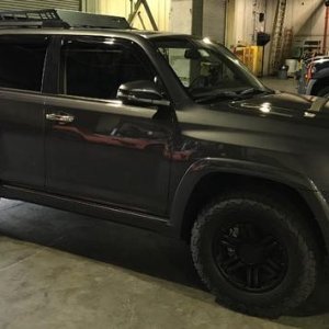 With the N-Fab roof rack.