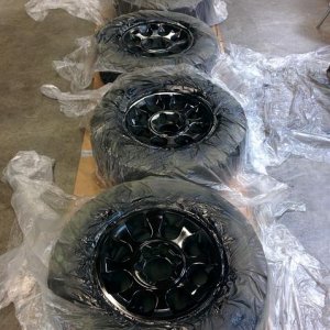 satin black no satin clear wheels