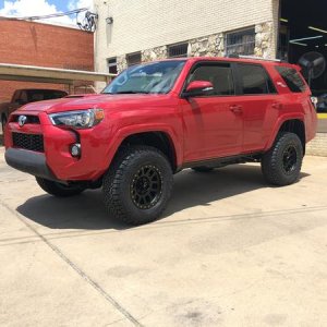 After lift and new shoes
