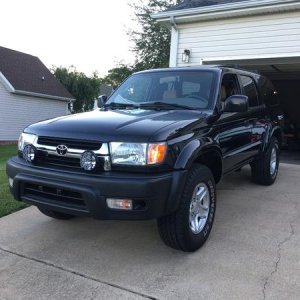 KCs and bedliner OEM bumpers.