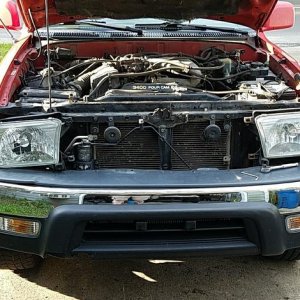 Headlight repair.
