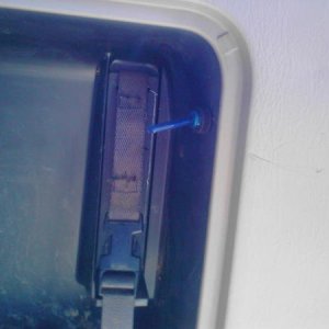 Placed switch inside storage compartment out of sight and out of the way but easy to access.