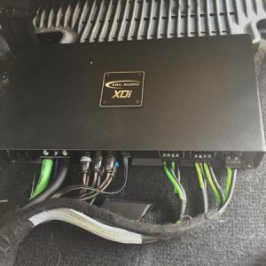ARC Audio XDi850.5 amp with the cover on.