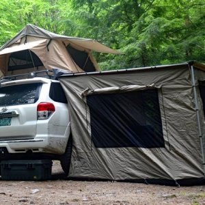 Rain has never stopped me from camping