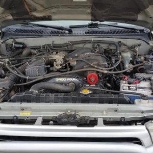 all of engine compartment