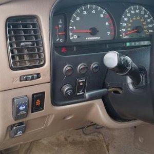 left side of dash