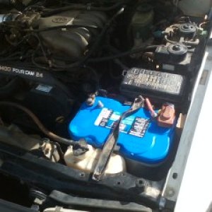 Optima blue top. "a massive basterd" 1000 CA and Deep Cycle in 1 battery