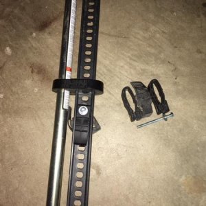 Improvised Mighty Mount 23H Hi-lift mount assembly to factory cross rails