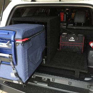 ARB fridge/slide and custom cabinet build