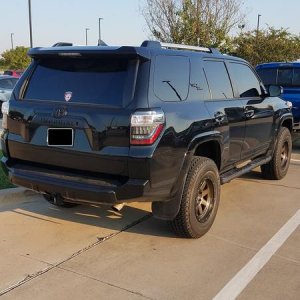 Side view with the new shoes!