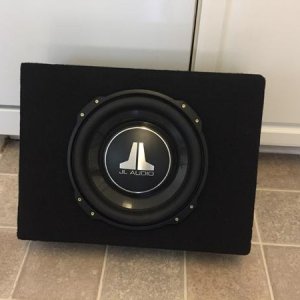 Completed the box and carpeting. Sub fits like a glove.