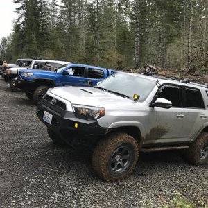 Out on the trails with buddies