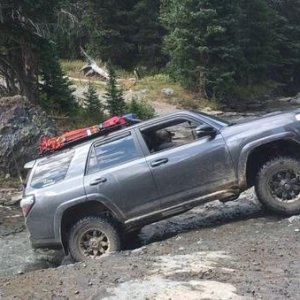 Stream crossing on Imogene Pass, Colorado