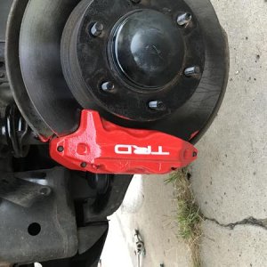 TRD faux brakes caliper