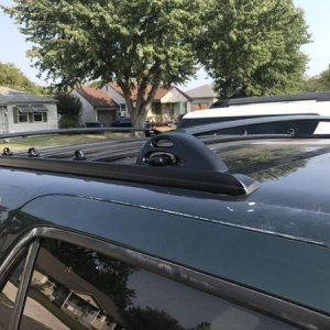 Transtar trim black roof rack touch up