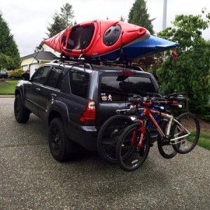All loaded up for a fun weekend.