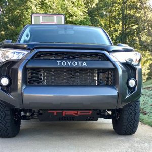 Painted TRD skid plate