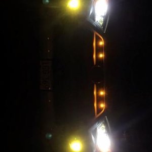 Amber Grill Lights installed