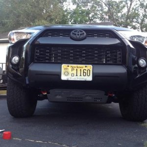 4runner blacked out and skid plate