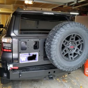 Inspecting the location for the License plate LED's