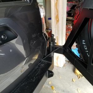 Think I will just use the camera's route for new, going up through the plug/grommet into the quarter panel.  I will reroute the wiring better, inside 