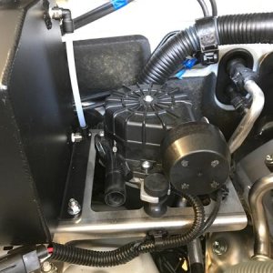 Air pump moved