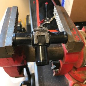 Modifying hose routing for new air pump location