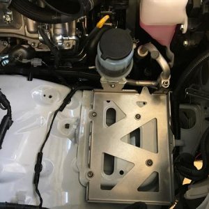New Aux battery tray