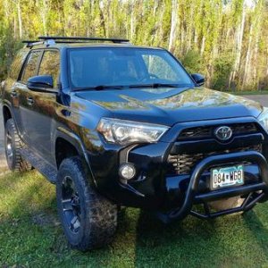 Dassel, MN 3
3" OME Suspension Lift
KMC Rock Star II Rims, Machined
Toyo Open Country R/T 285/65 R18
Rhino Rack 48" Aero Bars
Go-Rhino! Dominator Hitc