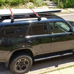 What Is That Thing?
3" OME Suspension Lift
KMC Rockstar II Rims, Machined
Toyo Open Country R/T Tires
48" Rhino Rack Aero Bars
Go-Rhino! Dominator Hit