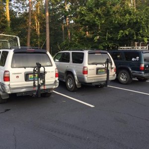 Current 3rd gen fleet.  Left to right- '99, '99, 96'.  Mine-daughter-son.  All 3 limiteds with rear locker.