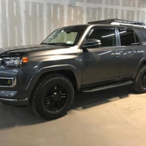 Shrockworks sliders with TE trim.
