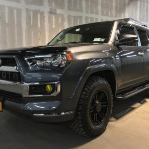 Shrockworks sliders with TE trim.