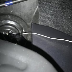 Fishing switch pro control cable into cab