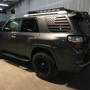 Shrockworks sliders with TE trim.