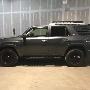 Shrockworks sliders with TE trim.