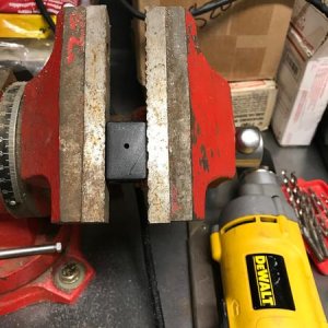 Modifying the switch blank to pass my control wire