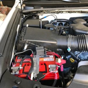 Passenger side with Switch Pro hot lead and ARB Comp hot leads