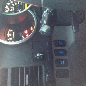 blue led switches
