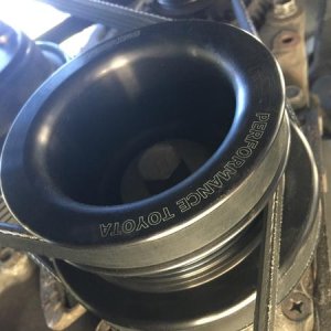 Not part of the kit but i went ahead and got the light weight crankshaft pulley