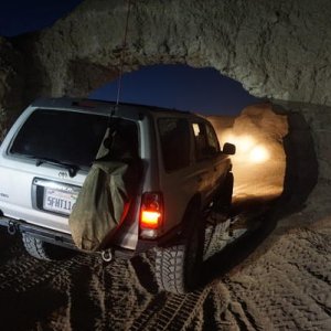 Natural Arch in Truckhaven, CA