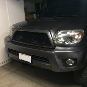 Satoshi grille mod 5 FINAL - color matched wrap and blacked out mesh