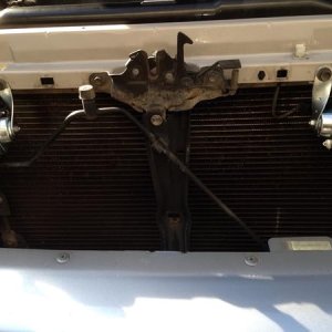 Aftermkt Fiamm El Grande horns, no relay, installed facing forward, like stock